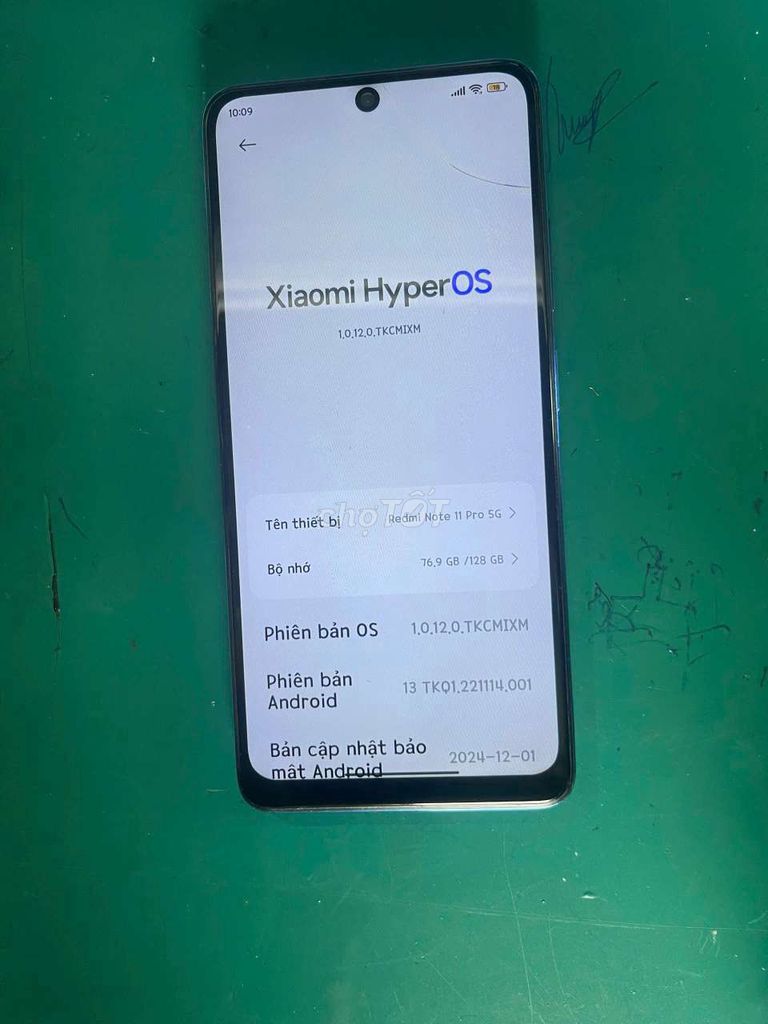 Xiaomi Redmi Note 11 Pro 5G 8GB/128GB Xanh. Mua bán Điện thoại tại Huyện Tiên Du Bắc Ninh được đăng bởi Nguyễn Hùng hình 1