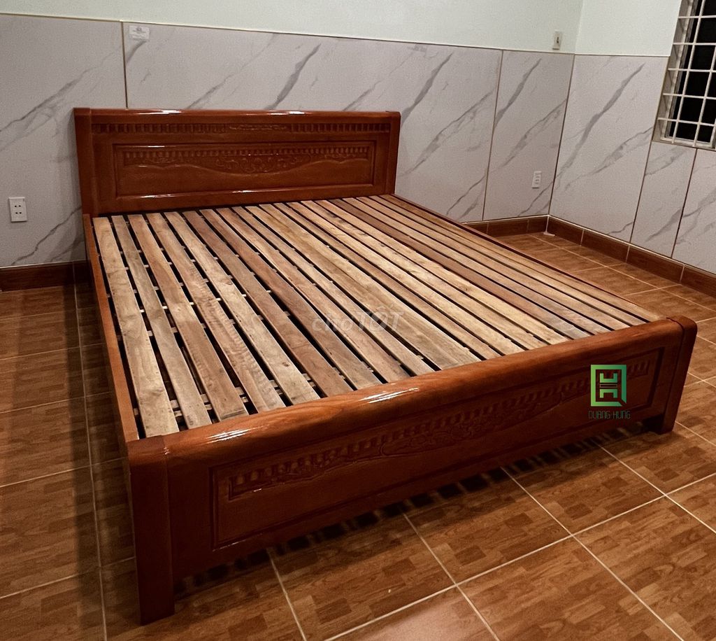 GIƯỜNG GỖ SỒI TỰ NHIÊN - GIƯỜNG GỖ SỒI - GIƯỜNG GỖ. Mua bán Giường, chăn ga gối nệm tại Quận 3 Tp Hồ Chí Minh được đăng bởi LÊ VĂN HÙNG hình 1