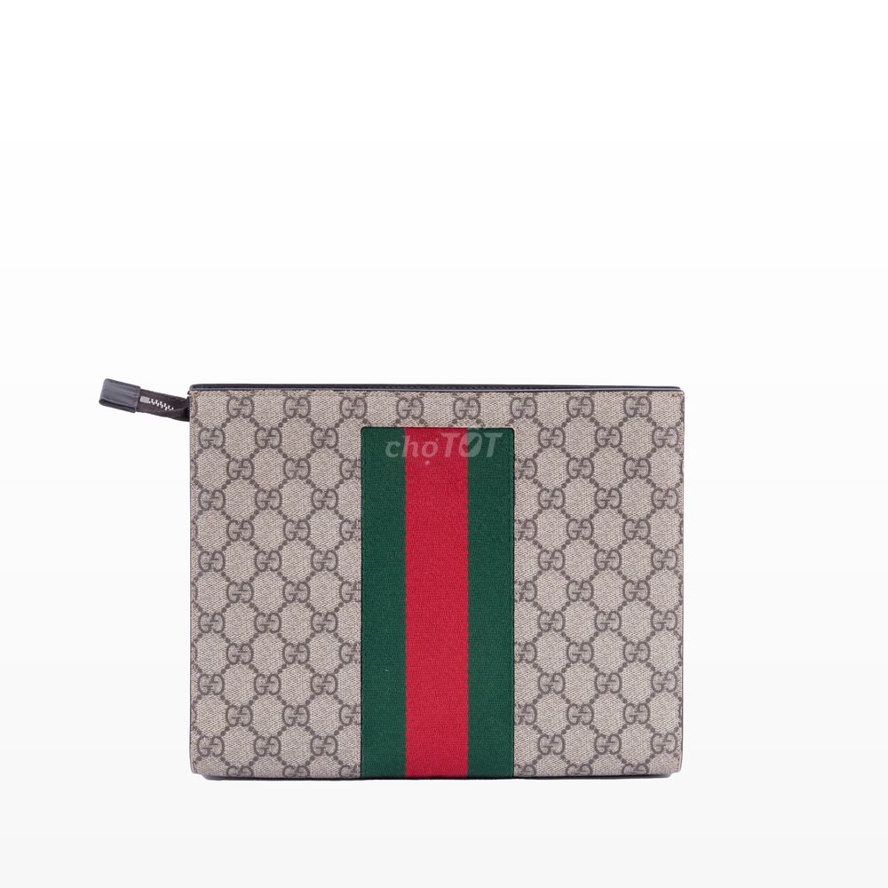 Túi Clutch Gucci Supreme Nam Chính Hãng Authentic