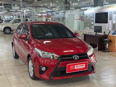 Toyota Yaris màu đỏ 2016 máy 1.5E nhập thái xe zin. Mua bán Ô tô tại Quận Phú Nhuận Tp Hồ Chí Minh được đăng bởi Đại lý chính hãng xe qua sử dụng Toyota Sài Gòn