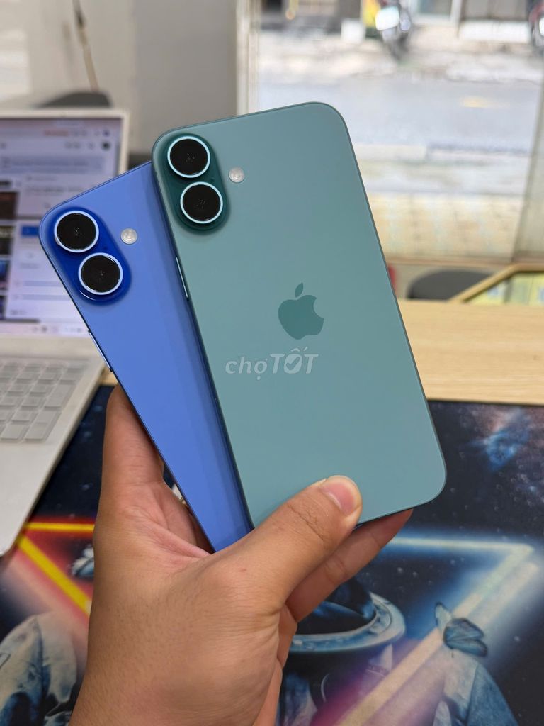 iPhone 16 Plus 256GB Xanh lưu ly 98.5%. Mua bán Điện thoại tại Quận Đống Đa Hà Nội được đăng bởi Bùi Hiếu  H iStore hình 1