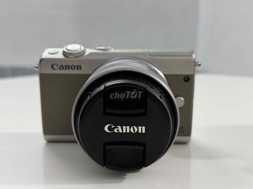 Máy ảnh Canon M100 Bạc Đã sử dụng. Mua bán Máy ảnh, Máy quay tại Quận Ninh Kiều Cần Thơ được đăng bởi Phát Anh hình 1