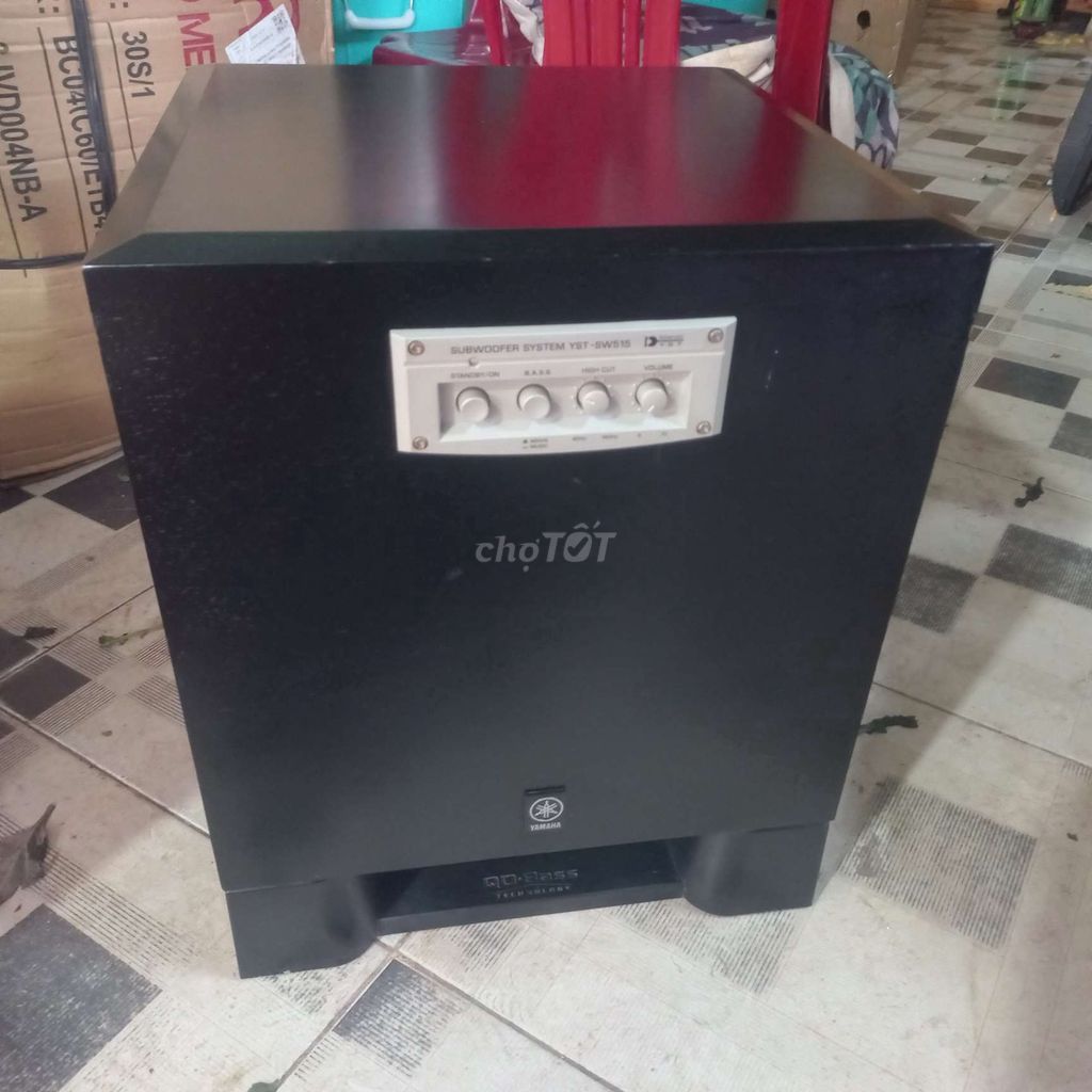 Loa siêu trầm Yamaha YST-SW515 Đen Indonesia. Mua bán Tivi, Âm thanh tại Huyện Nhà Bè Tp Hồ Chí Minh được đăng bởi Nam Đồ Cũ hình 1
