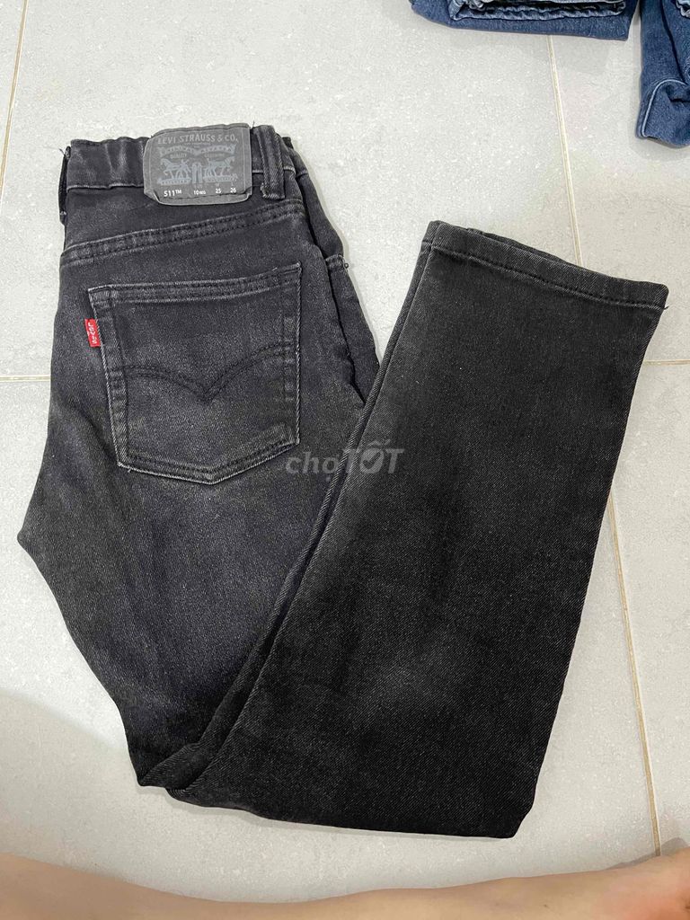 Quần jean bé Levis auth size 10REG W25xL26 W63.5cm