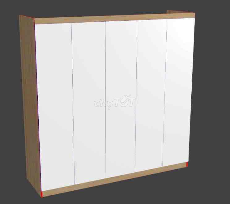 Tủ quần áo gỗ công nghiệp 5 cánh. Mua bán Tủ, kệ gia đình tại Quận Kiến An Hải Phòng được đăng bởi Em Linh hình 1