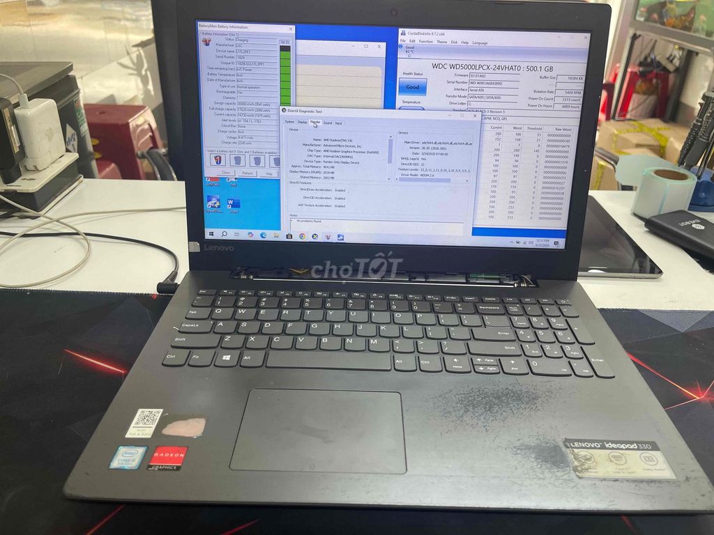 Lenovo Ideapad 330 i5-8U/4GB/500GB. Mua bán Laptop tại Quận Gò Vấp Tp Hồ Chí Minh được đăng bởi Chí Hướng Group  hình 1