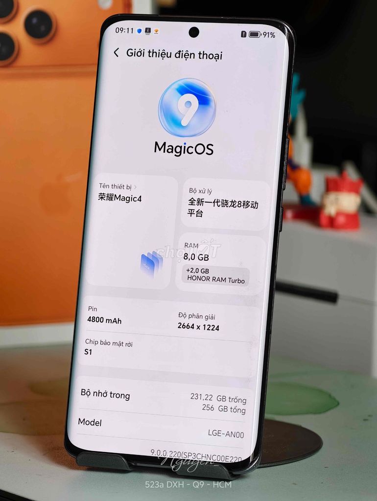 Honor Magic 4 256GB Đen siêu rẻ. Mua bán Điện thoại tại Thành phố Thủ Đức Tp Hồ Chí Minh được đăng bởi Nguyên hình 1