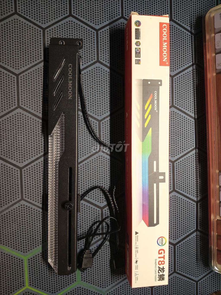 Đỡ card đồ họa COOLMOON GT8 Đen. Mua bán Linh kiện (RAM, Card...) tại Huyện Phú Vang Thừa Thiên Huế được đăng bởi QUỐC  hình 1