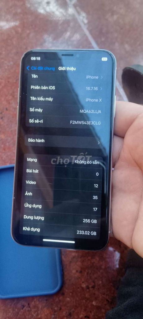 Apple iPhone X 256GB Mỹ Pin GenA 3200mAh. Mua bán Điện thoại tại Thành phố Thủ Đức Tp Hồ Chí Minh được đăng bởi Nguyễn Phúc Khang hình 1
