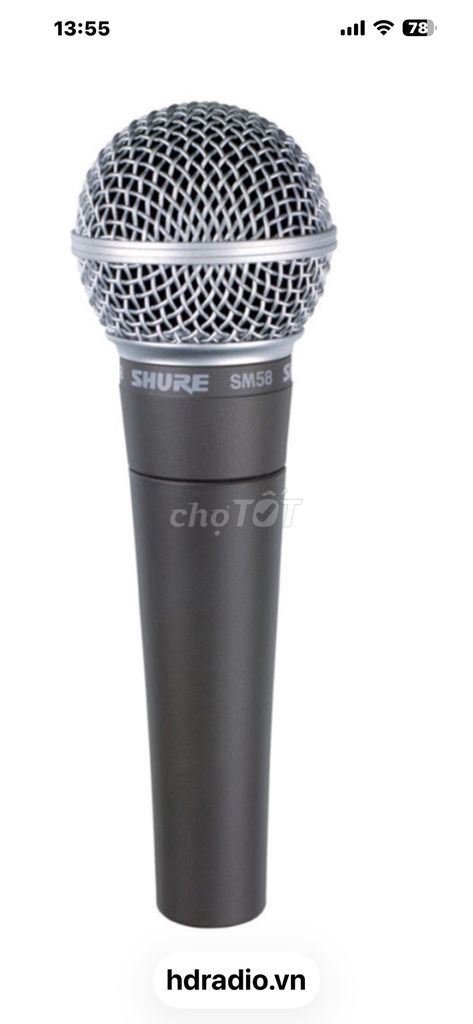 Micro Dynamic Shure SM58-LC Đen Có dây. Mua bán Tivi, Âm thanh tại Quận 11 Tp Hồ Chí Minh được đăng bởi Tuần nghĩa hình 1