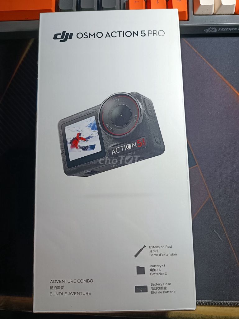 DJI Osmo Action 5 Pro Adventure Combo. Mua bán Máy ảnh, Máy quay tại Quận Sơn Trà Đà Nẵng được đăng bởi VPT H hình 1