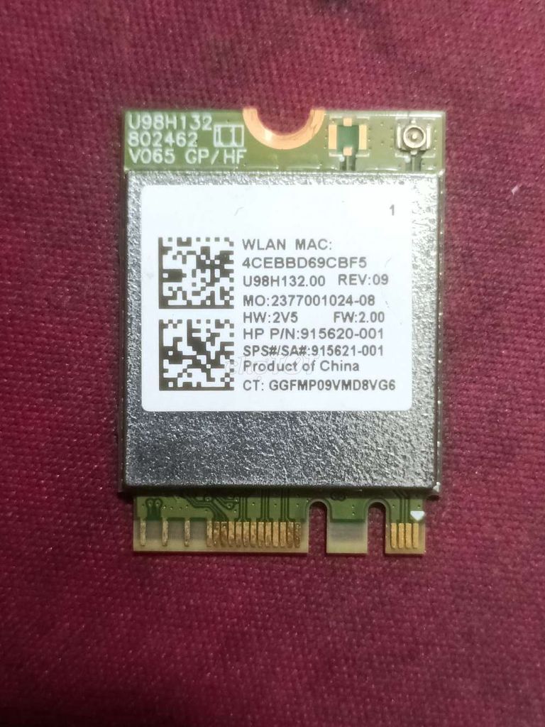 Card Wi-Fi Bluetooth Realtek RTL8821CE. Mua bán Linh kiện (RAM, Card...) tại Thành phố Móng Cái Quảng Ninh được đăng bởi Lý Hoàng Nam hình 1