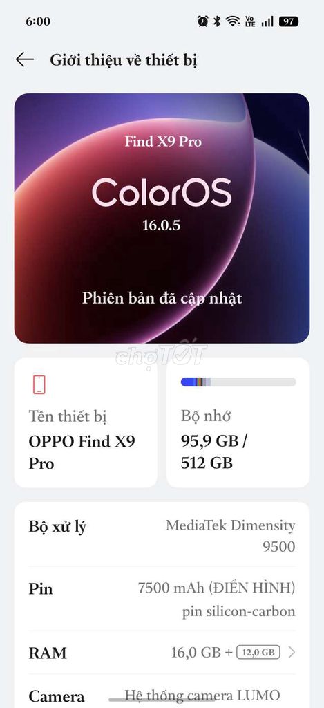 OPPO Find X9 Pro 512GB Xám. Mua bán Điện thoại tại Quận Liên Chiểu Đà Nẵng được đăng bởi Thảo Dino hình 1