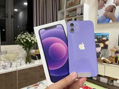iPhone 12 Tím 128G FULLBOX Zin keng APPLE 2025
