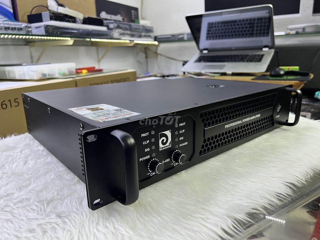 🔥 ĐẨY CÔNG SUẤT DE ACOUSTICS D-650 – 650W x 2 @ 8Ω. Mua bán Tivi, Âm thanh tại Quận Tân Phú Tp Hồ Chí Minh được đăng bởi Ông Trùm JBL hình 1