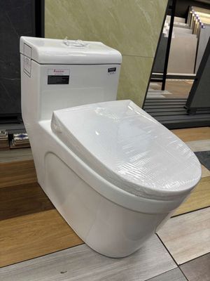 Bồn cầu một khối cao cấp sang trọng. Mua bán Thiết bị vệ sinh, nhà tắm tại Quận Bình Tân Tp Hồ Chí Minh được đăng bởi Thành Tài 