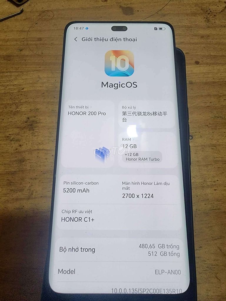 Honor 200 Pro 512GB Đen. Mua bán Điện thoại tại Quận Bình Tân Tp Hồ Chí Minh được đăng bởi Mỹ Trinh hình 1