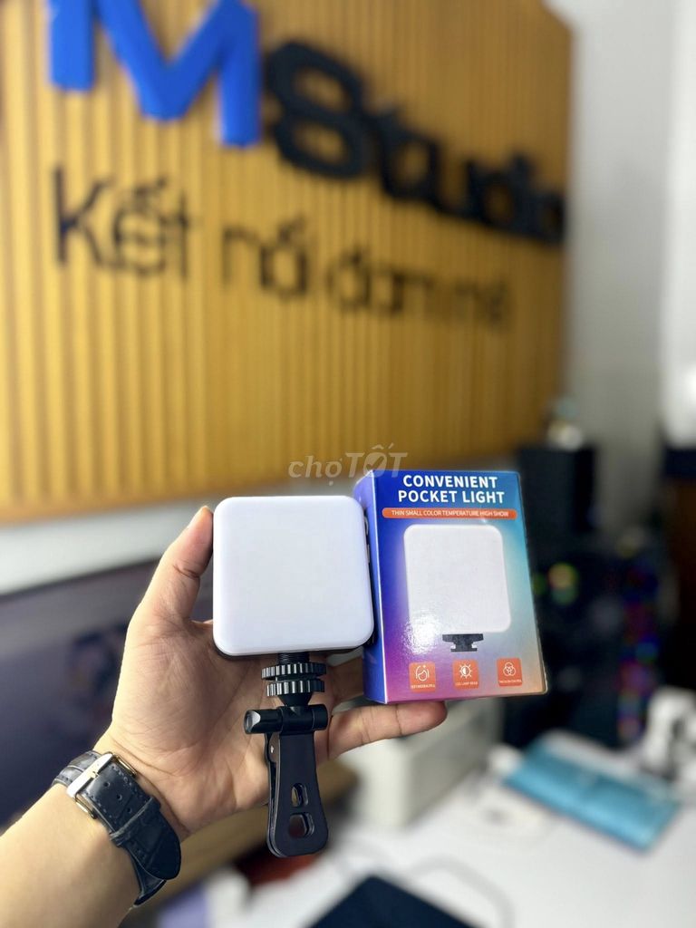 Đèn selfie GZ49S Trắng Nhựa ABS. Mua bán Phụ kiện (Màn hình, Chuột...) tại Quận Thanh Khê Đà Nẵng được đăng bởi FM STUDIO hình 1