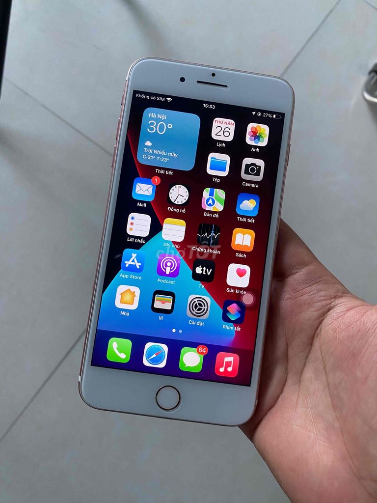 iPhone 7 Plus 32GB Vàng hồng bin 100%. Mua bán Điện thoại tại Thị xã Tân Uyên Bình Dương được đăng bởi điện thoại cũ Tân Uyên  hình 1