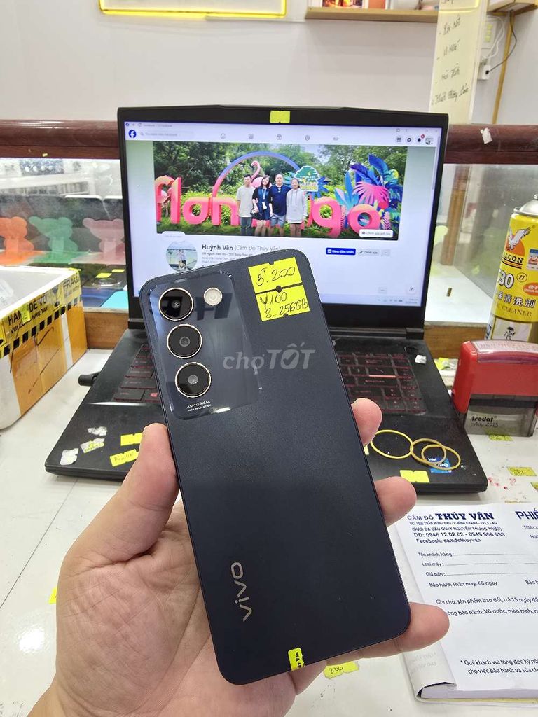 Vivo Y100 256GB. Mua bán Điện thoại tại Thành phố Long Xuyên An Giang được đăng bởi Facebook Cầm Đồ Thúy Vân hình 1
