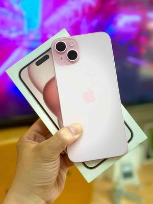 iPhone 15 Plus FULLBOX hồng chính hãng 02/2025