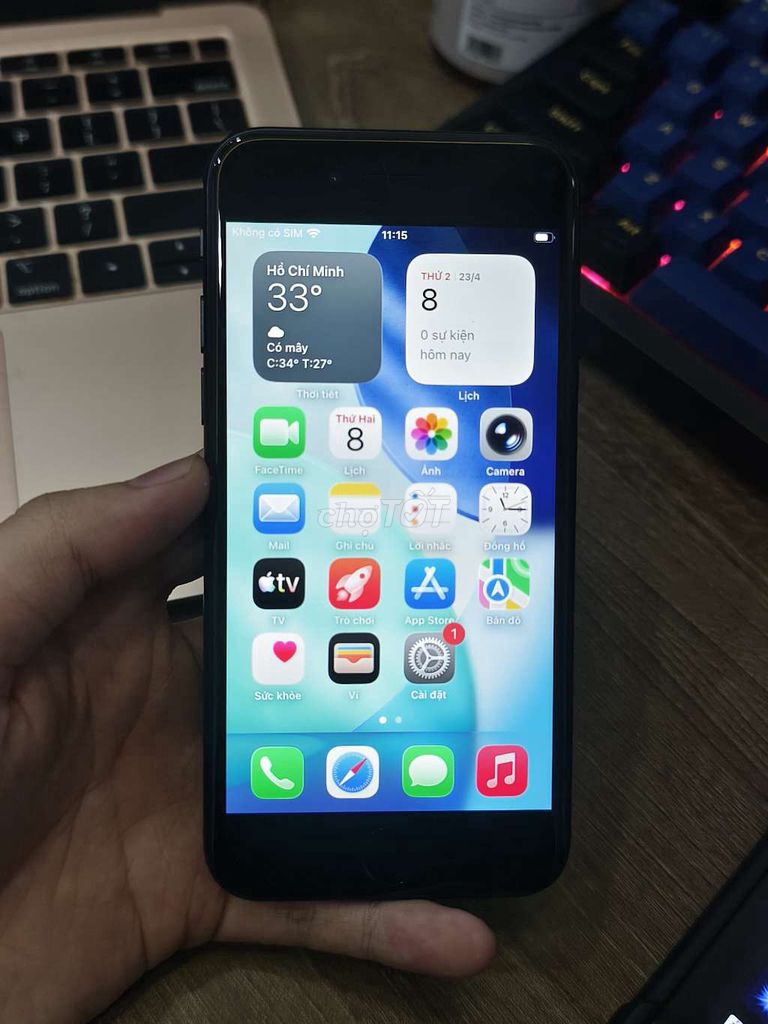 Apple iPhone SE 2020 64GB Đen Mới. Mua bán Điện thoại tại Quận Gò Vấp Tp Hồ Chí Minh được đăng bởi Wpj hình 1