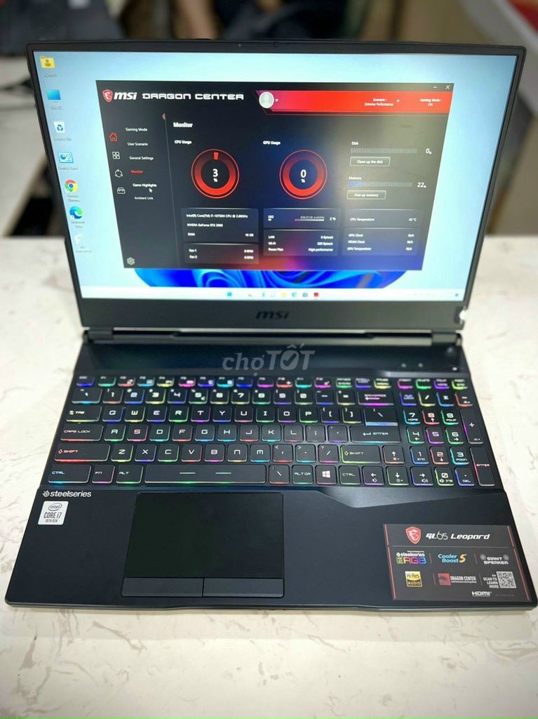 MSI LEOPARD GL65 i7-10750H 16GB/512GB 15.6 inch. Mua bán Laptop tại Thành phố Biên Hòa Đồng Nai được đăng bởi Nam Okacha hình 1