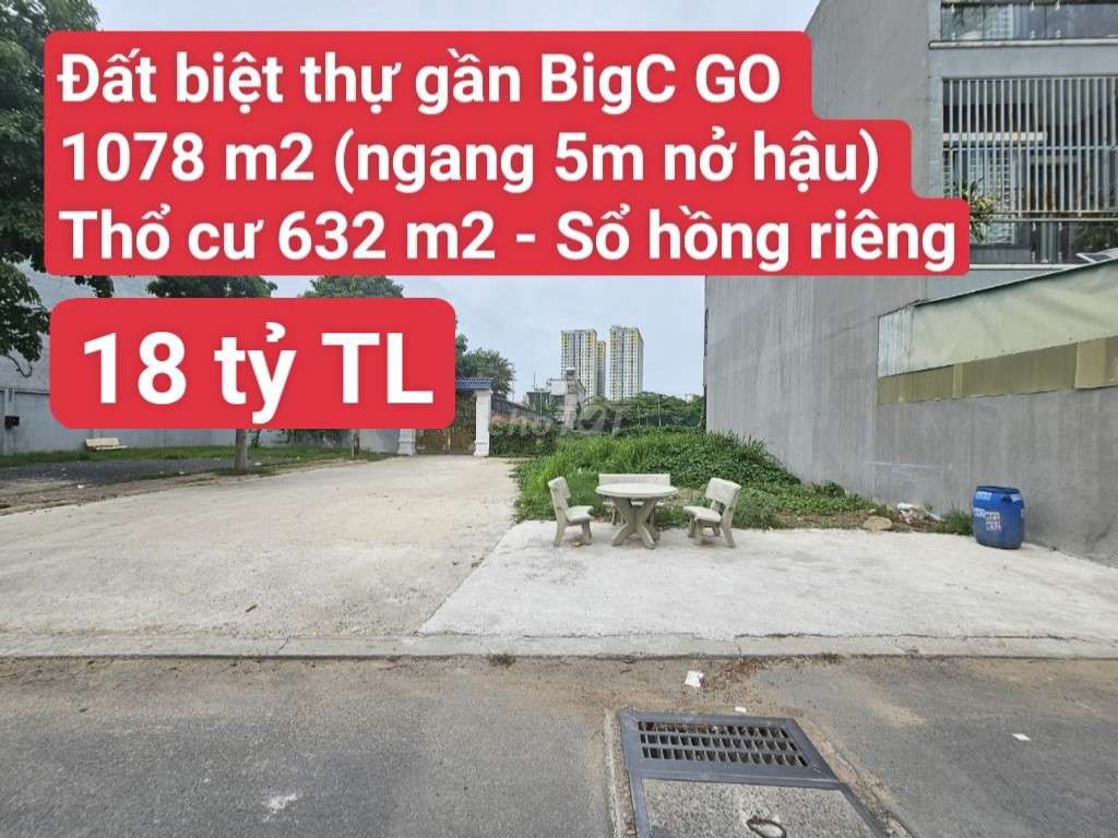 🆘 Đất Biệt Thự gần BigC GO kế Quốc Lộ 1K, P. Đông Hòa, Tp Dĩ An