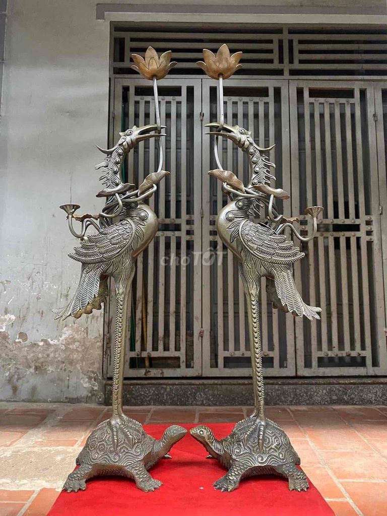 Đồ thờ cúng đồng cao 60cm. Mua bán Đồ sưu tầm, đồ cổ tại Thành phố Cao Lãnh Đồng Tháp được đăng bởi lê cường hình 1