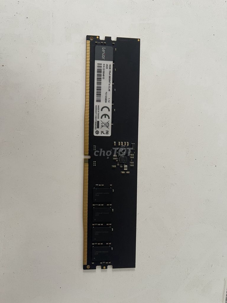 Ram DDR5 1x16Gb Lexar Bus 5600 còn BH 51 Tháng. Mua bán Linh kiện (RAM, Card...) tại Quận Hải Châu Đà Nẵng được đăng bởi Baxiqua hình 1