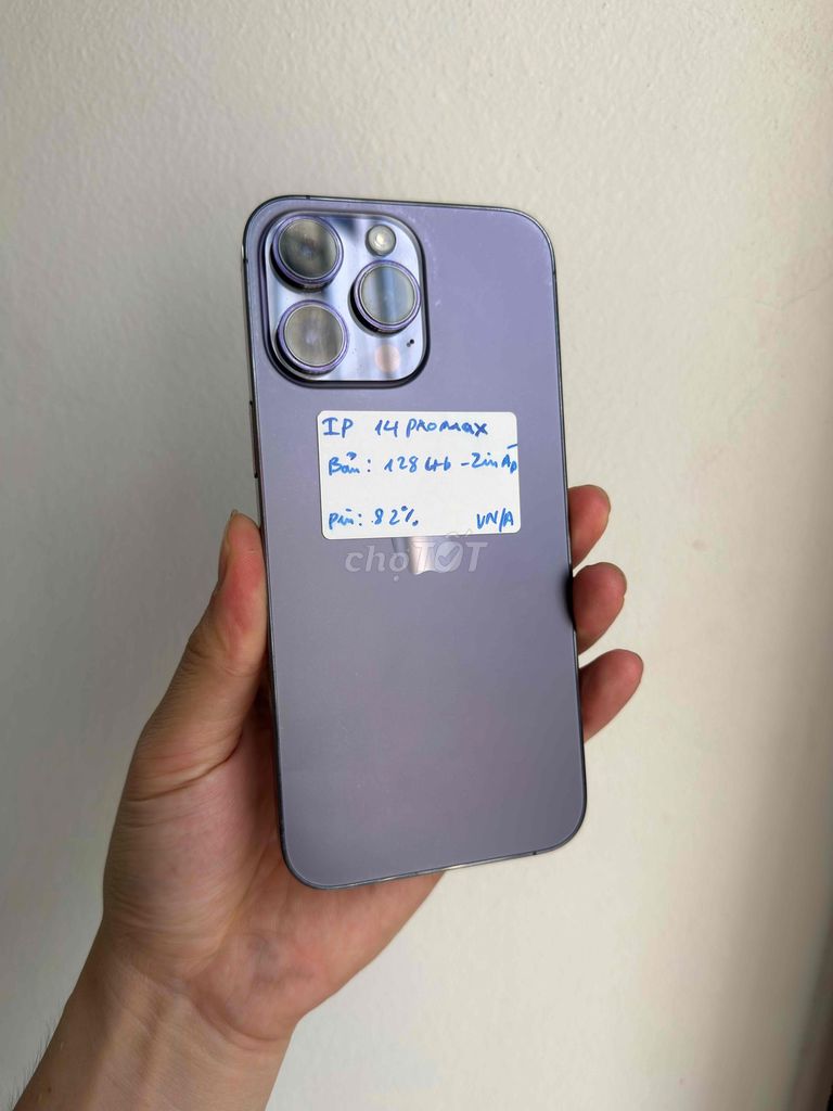 Apple iPhone 14 Pro Max VN/A  128GB Zin all Tím. Mua bán Điện thoại tại Quận Thanh Xuân Hà Nội được đăng bởi Dũng Nguyễn hình 1