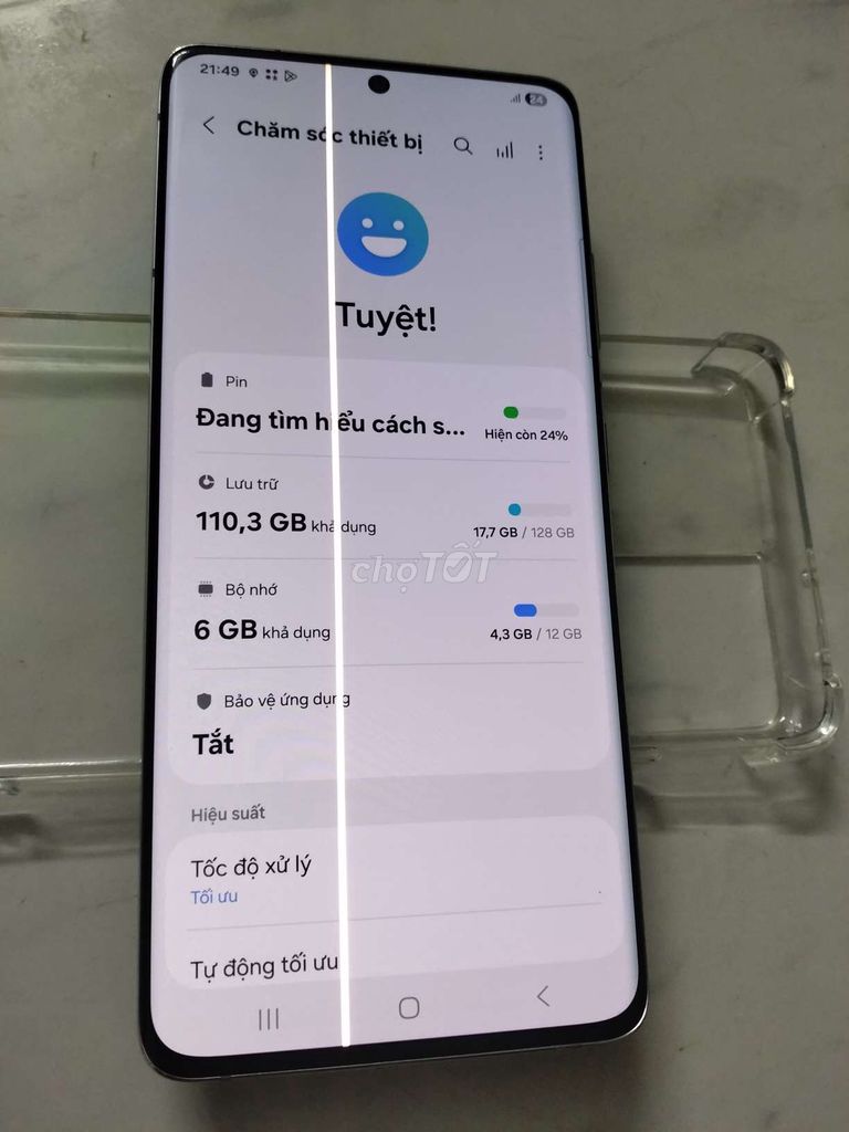 Samsung Galaxy S21 Ultra 5G 128GB Bạc. Mua bán Điện thoại tại Quận Hai Bà Trưng Hà Nội được đăng bởi Timecity hình 1