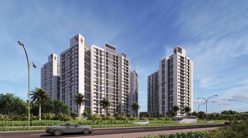 Căn hộ CC 2 PN 2 WC 51m2 mặt tiền Quốc Lộ 1A.