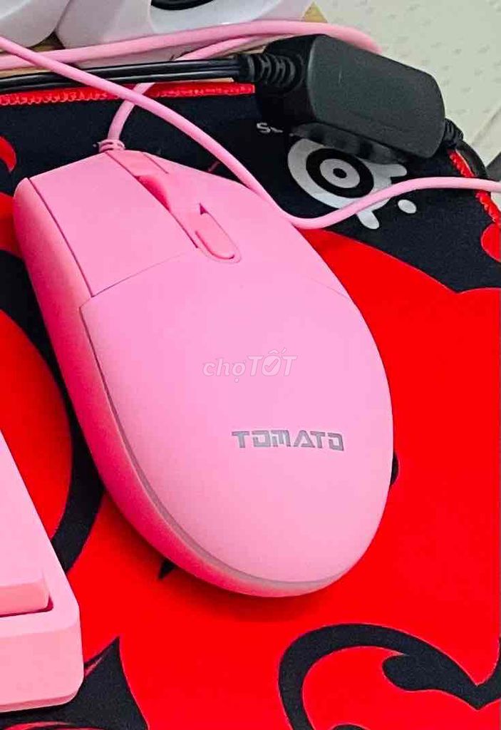 Chuột TOMATO LED Hồng. Mua bán Phụ kiện (Màn hình, Chuột...) tại Thị xã Phú Mỹ Bà Rịa - Vũng Tàu được đăng bởi Cẩm Tiên hình 1