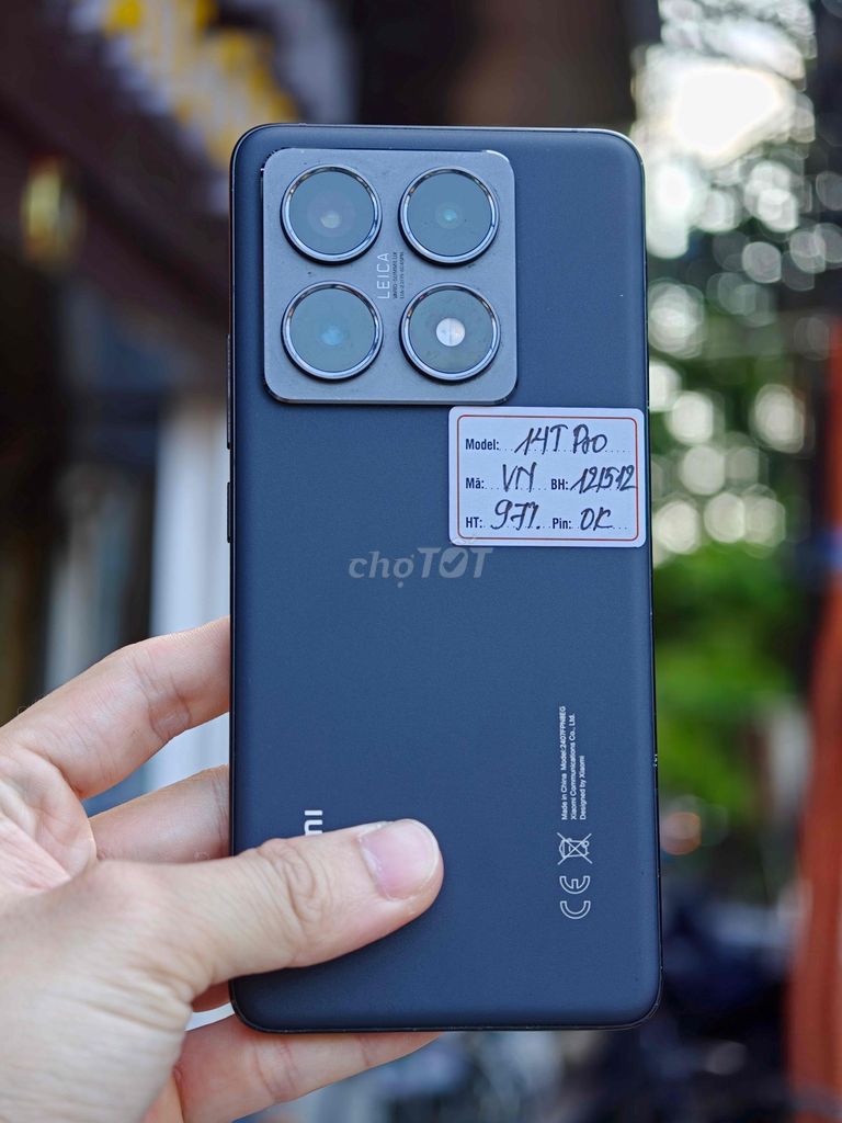 Xiaomi 14T Pro 12GB/512GB VN giá siêu rẻ. Mua bán Điện thoại tại Quận Đống Đa Hà Nội được đăng bởi Lâm Bảo Tuyên hình 1