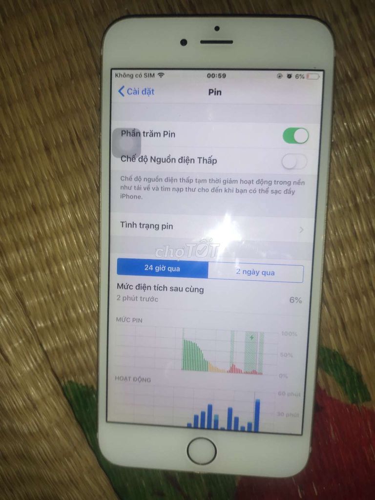 iPhone 6 Plus 16GB Bạc Đã sử dụng. Mua bán Điện thoại tại Huyện Chương Mỹ Hà Nội được đăng bởi Văn Kiệt hình 1