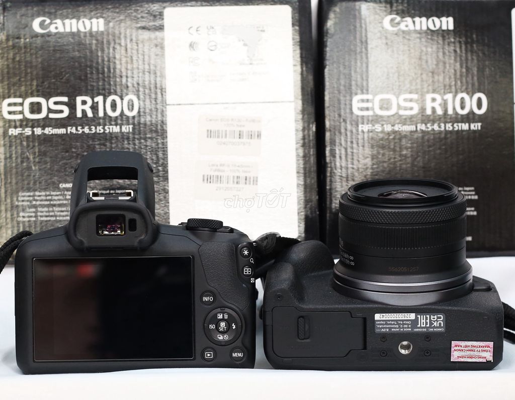 2 bộ Canon EOS R100 BH 12/2027 Như mới, FULBOX. Mua bán Máy ảnh, Máy quay tại Quận 4 Tp Hồ Chí Minh được đăng bởi Mai Ngọc Chinh hình 1