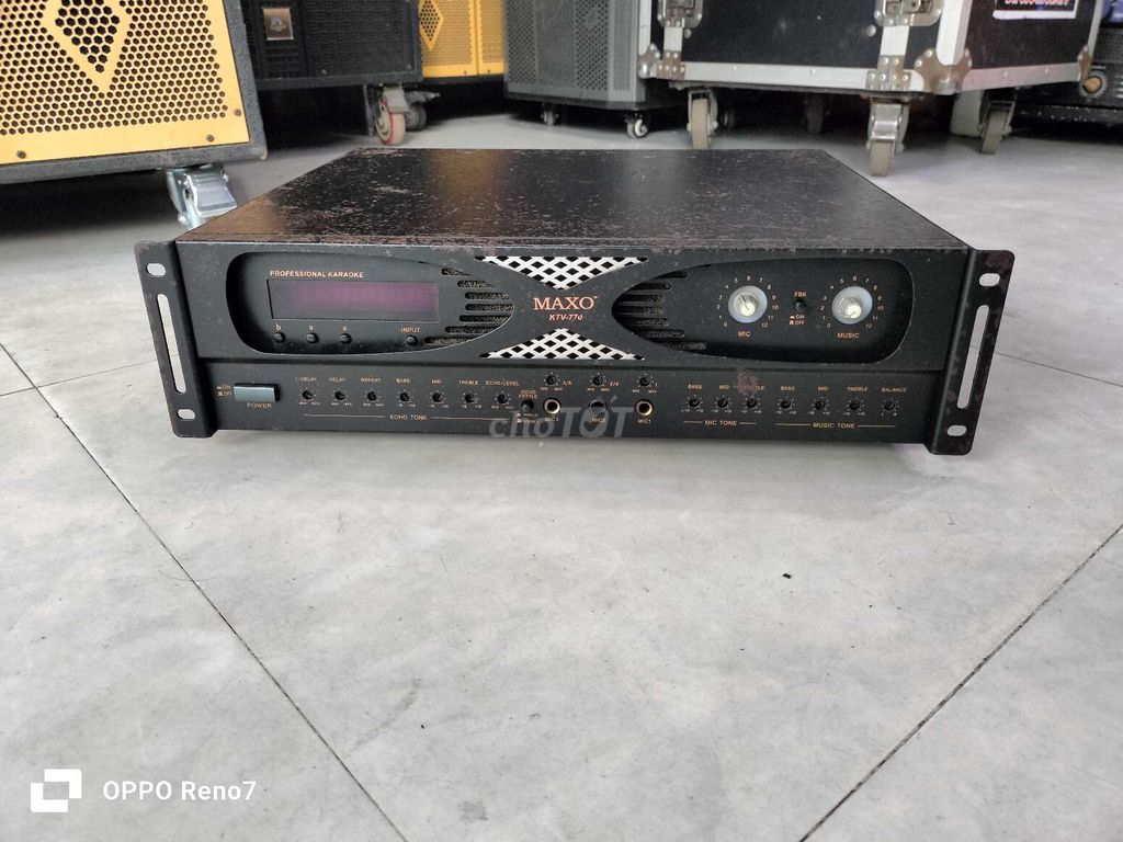Đẩy liền vang MAXO KTV-770 Đen. Mua bán Tivi, Âm thanh tại Quận Cẩm Lệ Đà Nẵng được đăng bởi xuân Hồng hình 1