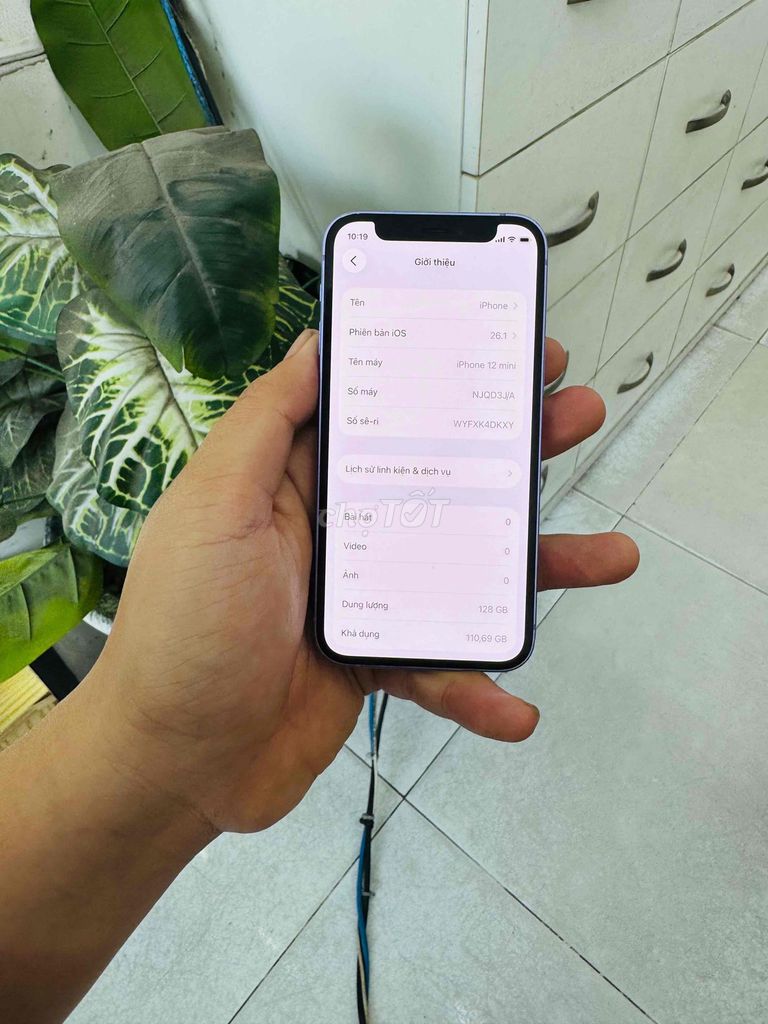 Apple iPhone 12 Mini 128GB Tím Lock. Mua bán Điện thoại tại Quận Gò Vấp Tp Hồ Chí Minh được đăng bởi Tony Mobile hình 1