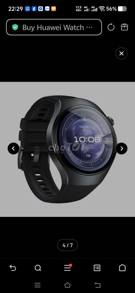Huawei Watch 5 LTE Đen. Mua bán Thiết bị đeo thông minh tại Thành phố Phủ Lý Hà Nam được đăng bởi hoàng anh hình 1