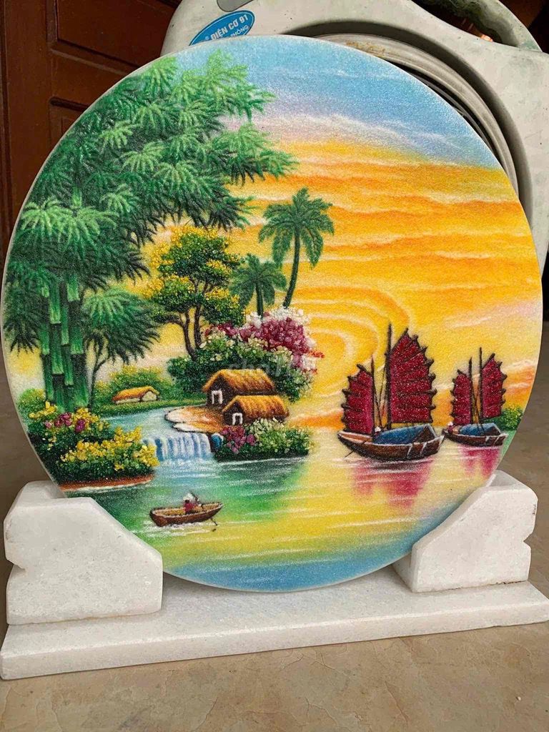 Tranh đá thủ công đá tự nhiên. Mua bán Đồ sưu tầm, đồ cổ tại Huyện Lục Yên Yên Bái được đăng bởi Huy Tuấn hình 1