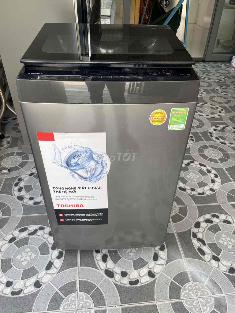 Máy giặt Toshiba 7kg cửa trên. Mua bán Máy giặt tại Quận Cái Răng Cần Thơ được đăng bởi Tiến hình 1