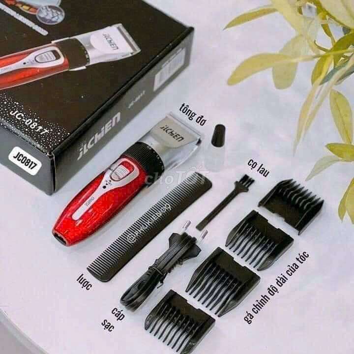 Tông đơ Jichen JC-0817 Đỏ. Mua bán Nội thất, đồ gia dụng khác tại Quận Thanh Khê Đà Nẵng được đăng bởi Nguyễn Kha hình 1
