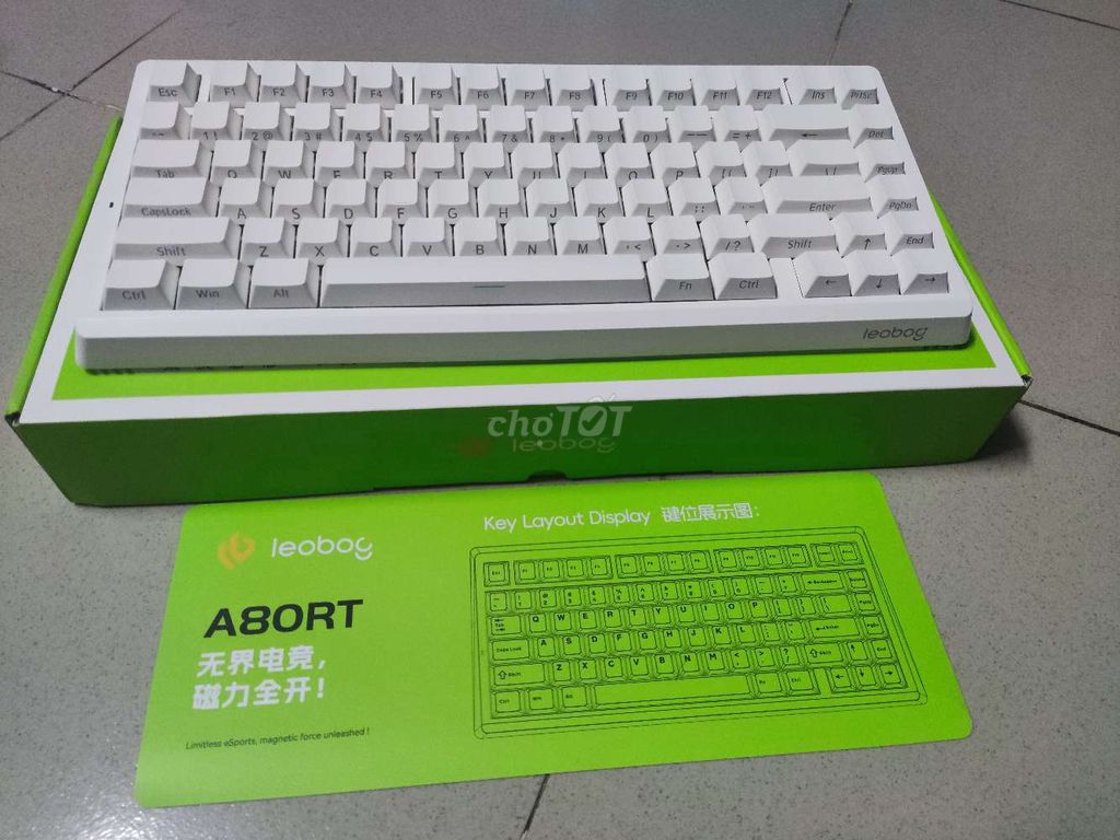 Bàn phím cơ Leobog A80RT Trắng. Mua bán Phụ kiện (Màn hình, Chuột...) tại Huyện Hòa Thành Tây Ninh được đăng bởi Hai Nguyen Khac hình 1