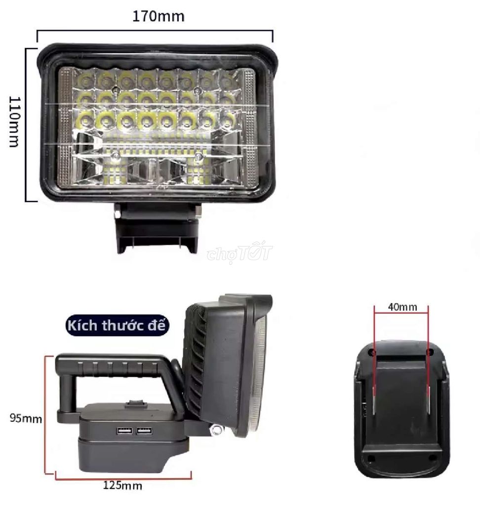 Đèn LED sạc USB 37 tim led siêu sáng. Mua bán Đèn tại Quận Bình Thuỷ Cần Thơ được đăng bởi thịnhphúc hình 1