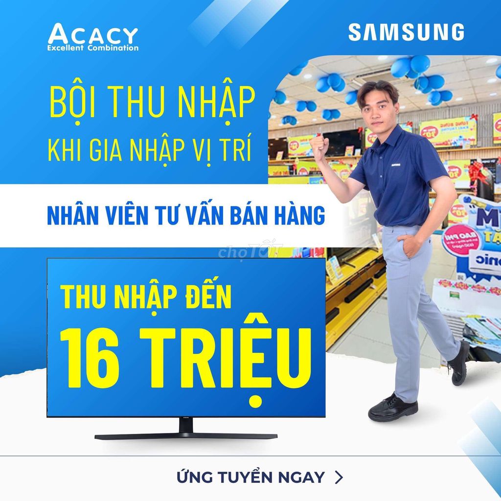 NHÂN VIÊN BÁN HÀNG SAMSUNG Ở LONG AN