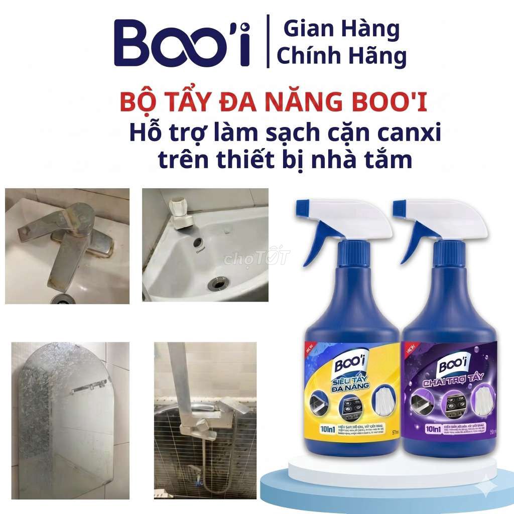 Booi Chai xịt tẩy rửa Đa năng 10in1 1000g. Mua bán Thiết bị vệ sinh, nhà tắm tại Huyện Mang Thít Vĩnh Long được đăng bởi QK hình 1