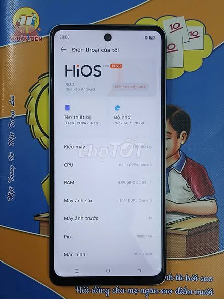 Tecno Pova 4 Neo 8GB/128GB. Mua bán Điện thoại tại Quận Tân Bình Tp Hồ Chí Minh được đăng bởi Hội Đồ Điện Tử hình 1