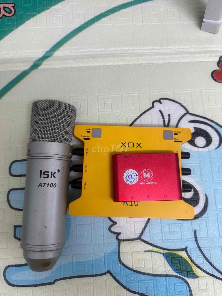 Microphone ISK AT100 Soundcard XOX K10. Mua bán Tivi, Âm thanh tại Quận Ba Đình Hà Nội được đăng bởi Nguyễn Khương hình 1
