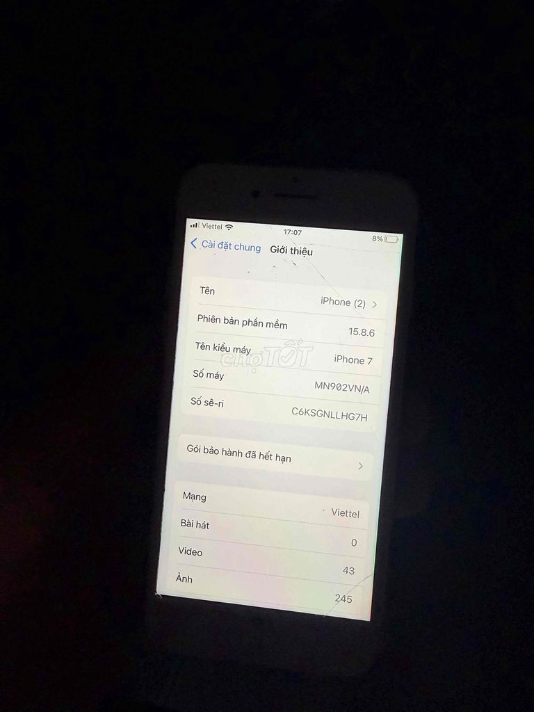 Apple iPhone 7 32GB Vàng Đã sử dụng. Mua bán Điện thoại tại Quận Hoàng Mai Hà Nội được đăng bởi Bùi toản hình 1